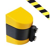 Magnetic Wall Mount Crowd Control Barrier, Retractable Belt with Mounting Accessories, 2/3/5/10M Lengths for Queue Management and Event Organization