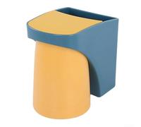 Magnetic Wall Mounted Toothbrush Holder Rack with Drainage Design, No Nail Installation, Bathroom Storage Organizer for Toothbrushes, Toothpaste, and Small Bathroom Items (Yellow)