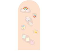 Magnetic Wall Sticker, Arched Peelable Writing Fluid Interactive, Repositionable Wallpaper for Glass, Tile, Metal | for Students Teachers Indoor Bedroom School Class