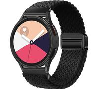 Magnetic Watch Strap for Garmin Approach S50/S42/S40/S12/Vivoactive 6/5, 20mm Bracelet Nylon Sport Replacement Band for Garmin Forerunner 570 42mm/55/158/165/Bounce/D2 Air X10