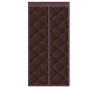 Magnetic Weatherproof Cotton Door ain Thick Ilated Windproof Fabric for Cold Protect Perfect for Heated Rooms Patio & Entryways (90x220cm)