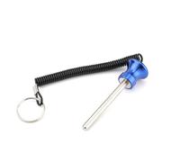 Magnetic Weight Stack Pin, 0.31 Inch Diameter Weight Loading Pin with Pull Rope Gym Dropset Weight Machine Plate Pin Drop Set CounterWeight Stacking Extender Fitness Equipment for Strength Training