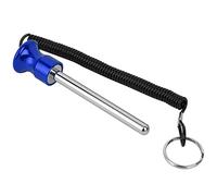 Magnetic Weight Stack Pin with Pull Rope for Strength Training - Durable Fitness Equipment Accessory for Better Body Shape - Blue, Red - 5.5" Total Length - for Physical Exercise Enthusiasts