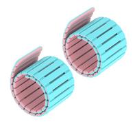 Magnetic Weighted Wristbands Sports Fitness Yoga Equipment Silicone Invisible Design Swimming Weight Training 2lb Set Closure(Blue)