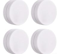 Magnetic Weights for Outdoor Curtain Systems with Dual-Side Magnetic Engagement to Eliminate Gaps on Patio Gazebo Beach Cabana and Privacy Panel Edges (1 pair of white)