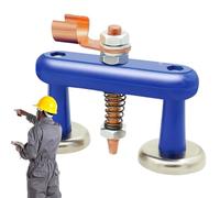 Magnetic Welding Ground Clamp - 600 Amp Heavy Duty Switchable Magnet | Reliable Ground for Welding Tasks, Quick Setup on Flat or Curved Surfaces, Increases Safety and Efficiency