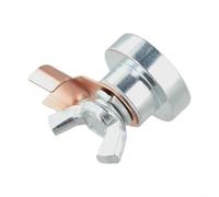 Magnetic Welding Ground Clamp, Strong Iron Workpiece Holder for Flat or Curved Metal Surfaces, Quick Setup Earth Connector for Welding Jobs, Silver(1pc)
