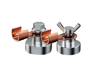 Magnetic Welding Grounding Clamp Tool With Powerful Magnet For Steady Support During Welding Tasks On Flat Or Curved Metal Surfaces(small)