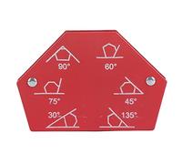 Magnetic Welding Locator Fixed Magnet Right Angle Soldering Holder Suction Tools 25lbs Red Multilateral Alloy Steel