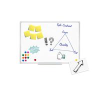 Magnetic Whiteboard 70x50cm Office School Home Dry Wipe Drawing Memo Board