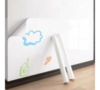 Magnetic Whiteboard Contact Paper Adhesive Dry Erase Wallpaper Peel and Stick Decal White Multiple Sizes(17.8x393.8IN(0.45x10m))