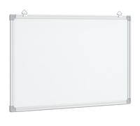 (60 x 40 x 1.7 cm) vidaXL Magnetic Whiteboard Dry Erase White Board Wall Writing Board Aluminium