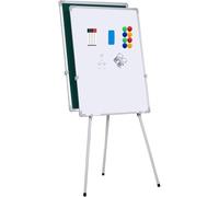 Magnetic Whiteboard Easel with Tripod Stand, Height Adjustable Dry Erase Board, Flipchart Standing Writing Board for Office,Home & Teaching