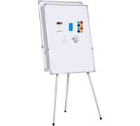 Magnetic Whiteboard Easel with Tripod Stand, Height Adjustable Dry Erase Board, Flipchart Standing Writing Board for Office,Home & Teaching