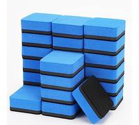Magnetic Whiteboard Eraser, Dry Eraser with Thick Felt Pad, Dry Erase Whiteboard Cleaner for Students Home Office (5x5x2 cm Blue)