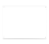 Magnetic Whiteboard Memo Board | Writable Dry Erase Message Notice Boards | Large Steel Metal Wall Art Decor Office Planner Organiser, 100cm x 75cm, Plain White by Beyond the Fridge
