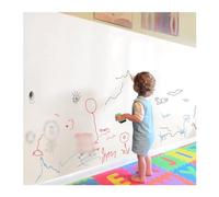 Magnetic Whiteboard Paper Roll, Self Adhesive Chalkboard Paper, Home Office School Bar Dry Erase White Board Sticker, Static Whiteboard Sheets, Message Board ( Color : White , Size : 47.24x78.74in/120