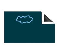 Magnetic Whiteboard Paper, Self-Adhesive Magnetic Whiteboard Paper, Red Blue, Multiple Sizes(Red,23.62x47.24in/60x120CM)