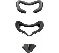 Magnetic Wide Face Shield Set Suitable for Valve Index magnetic widening PU Leather Mask Replacement Stand Light-blocking, light-blocking Nose Pad VR Accessories (Three-piece set)
