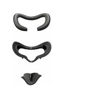 Magnetic Wide Face Shield Set Suitable for Valve Index PU Leather Mask Replacement Stand Light-blocking Nose Pad VR Accessories (Three-piece set)