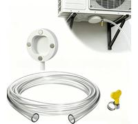 Magnetic Window Air Conditioner Drain Kit with Hose,Leak-Proof ABS PVC Drainage Adapter for Split AC Units-(6 feet)