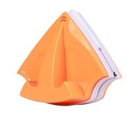 Magnetic Window Cleaner - Double Side Glass Wiper With Strong Magnet, T Handle Glasses Squeegee | Triangular Scrubber, Household Automotive Window Cleaning Tool, Mirror Panel Cleaner For Home
