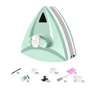 Magnetic Window Cleaner, Five-Gear Adjustable Ultra-Strong with Easy-Grip Handle for Double Glazing Windows