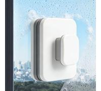 Magnetic Window Cleaner for Single Glazing 3-10mm, Durable Double Sided Glass Cleaning Tool with trong Magnet Safety Rope, Glass Cleaners