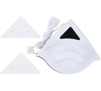 Magnetic Window Cleaner for Single Layer Window, Powerful Magnet Both Side Glass Surface Cleaning Brush Wiper Tools, double sided window cleaner with ergonomic handle design and Anti Drop Design