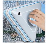 Magnetic Window Cleaner, Magnetic Three-Layer Glass Cleaner, For 5-30Mm Double Glazing Window Cleaner Super Three-Layer Glass Surface Cleaning Brush Wiper Tool,With 16 accessories