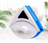 Magnetic Window Cleaner Single Glazing, Powerful Magnet Both Side Glass Wiper Cleaning Tool, Ergonomic Handle, Anti Drop Design, Strong Safe Rope High-Rise Building Window Thickness 3-8mm (1, Blue)