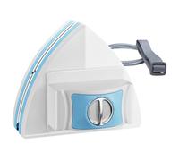 Magnetic Window Cleaner Tools - Double Sided Windows Glass Cleaner Wiper for 0.1''-1.2'' (3-30mm) Single Double Glazing 6-Files Adjustable Windshield Cleaner Tool for High-Rise (Blue)