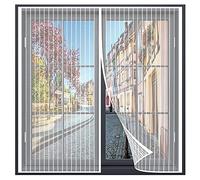Magnetic Window Fly Screen Net,115x125cm Mosquito Magnetic Window Screen,Fly Screen Mosquito Magnetic Window Screen,for French Doors/Sliding Glass Doors/Patio Doors