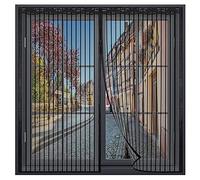 Magnetic Window Fly Screen Net,140x140cm Mosquito Magnetic Window Screen,Fly Screen Mosquito Magnetic Window Screen,for French Doors/Sliding Glass Doors/Patio Doors