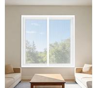 Magnetic Window Fly Screens Windows 60 x 100 cm Keep Fly Mosquito Out No Drilling Screen for Windows Easy Install for Doors and Patio Screens, White
