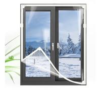 Magnetic Window Insulation Kit - Heavy Duty Window Insulation Film with Full Frame Magnetic Strip Transparent Window Coverings, Draught Excluder Waterproof Dust Proof