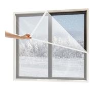 Magnetic Window Insulation Kit, Thermal Film Window Against Hot, UPVC Window Insulation, with Full Frame Magnetic Strip Window Covering, for Winter Weatherproofing