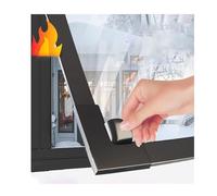 Magnetic Window Insulation Kit, Thicken Transparent Window Thermal Film for Winter, Windproof Window Sealing Film for Indoor, Convenient Handles, Punch Free, Reusable(2.3x3m)