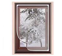 Magnetic Window Insulation Kit, Thicken Transparent Windproof Window Thermal Film for Winter, Secondary Glazing Kit for Windows, Convenient Handles, Punch Free, Reusable,180x200cm/70x78in