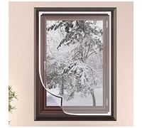 Magnetic Window Insulation Kit, Thicken Transparent Windproof Window Thermal Film for Winter, Secondary Glazing Kit for Windows, Convenient Handles, Punch Free, Reusable,120x180cm/47x70in