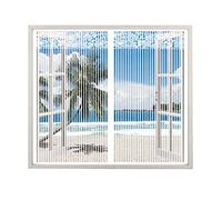 Magnetic Window Mosquito Net 85 x 90cm Hands-Free Anti Mosquito Mesh Fly Curtain, Self Sealing Magnetic Mosquito Insects Net Fly Screen, Shuts Automatically, for All Kinds of Window