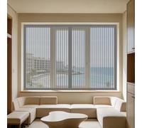 Magnetic Window Screen 100 x 85 cm Keep Fly Mosquito Out Window Nets to Keep Bugs Out Easy Install for Windows Doors and Patio Screens, Grey
