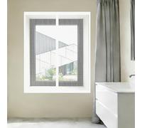 Magnetic Window Screen 150 x 100 cm Selfadhesive Tape Fly Screen for Window Fine Mesh Design Prevents Tiny Insects from Entering for Living Room Bedroom Offfice, White