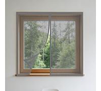 Magnetic Window Screen 60 x 100 cm Keep Fly Mosquito Out Mosquito Net Window with Installation Accessories for Home, Office, Bedroom, Living Room Kitchen, Grey
