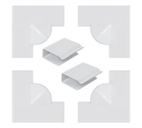 Magnetic Window Screen Accessories for DIY Window Screen - Including 4 Corner Handles, 2 Windproof Clips