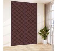 Magnetic Windproof Thermal Insulated Cotton Door Curtain, Cold and Noise Proof, Energy-Saving Privacy-Protecting Windproof,for Winter for Bedroom,Kitchen,Balcony