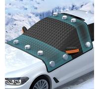 Magnetic Windscreen Cover for Nissan Pathfinder IV 2012-2021, Frost Snow & Sun Protector, All-Season Magnetic Hold, Mirror Covers & Quick Fitting