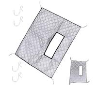 Magnetic Windscreen Cover - Winter Frost Barrier, Snow Protection with Side Window and Mirror Protection, Robust, Waterproof Fabric, Quick Installation, Windproof Design | All