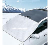 Magnetic Windshield Cover for Audi A4 8K2 B8 b6 b7 b8 A6 Q3 Q5 Q7 SQ5, 3-Layer Snow/Ice/Sun Protector with Side Mirror Covers & Strap