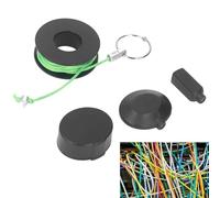 Magnetic Wire Puller 6m Fish Tape Tool, Electrical Cable Pulling System with 2 Magnets, Coaxial Pull Push Kit for Wall Floor Conduit Junction Box